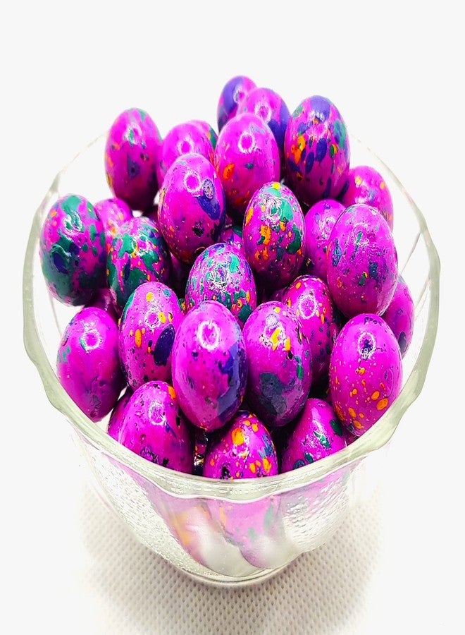 SSKR Pink Color Painted Marbles Goti for Playing and Decoration - Pack of 100 Pcs - Image 4