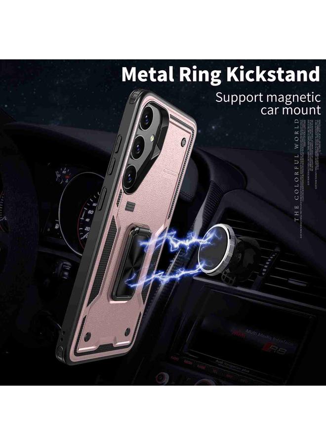 اس-توب جراب لهاتف Samsung Galaxy A35 5G مع حامل حلقي من البولي يوريثين الحراري الهجين - Image 2