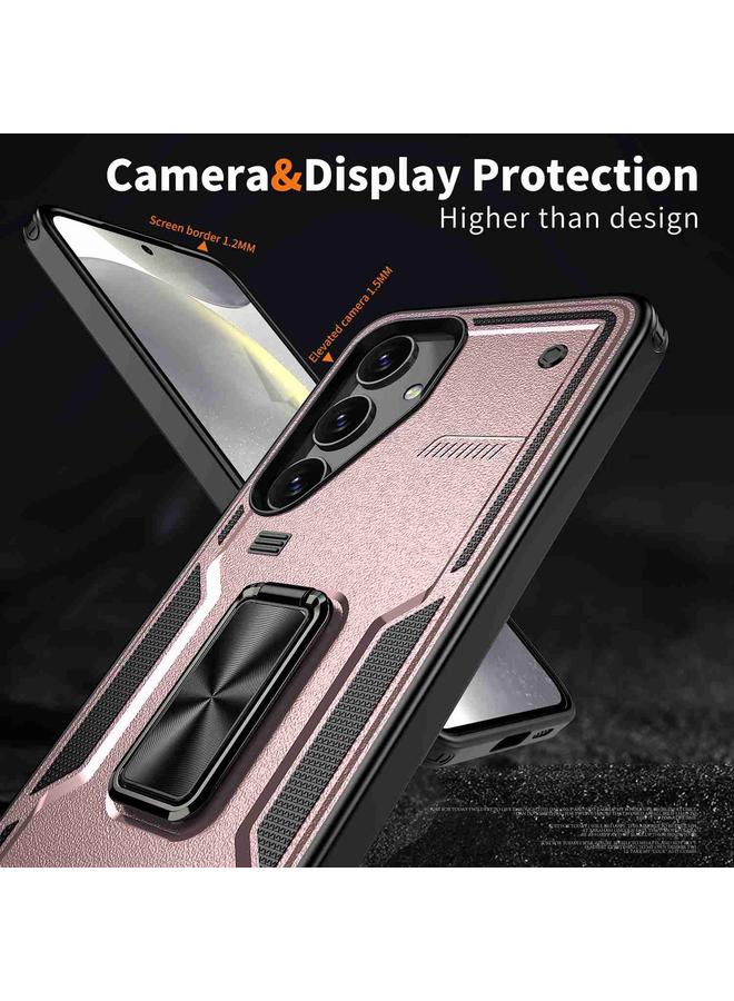 اس-توب جراب لهاتف Samsung Galaxy A35 5G مع حامل حلقي من البولي يوريثين الحراري الهجين - Image 5