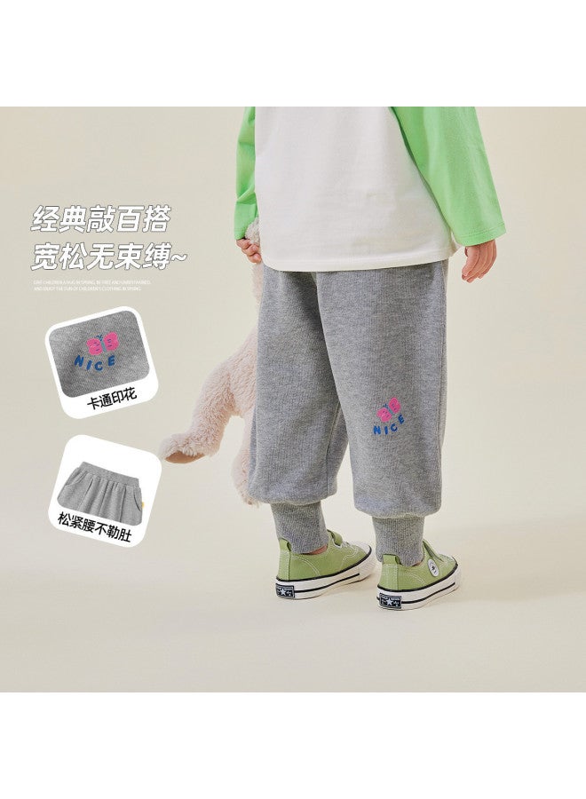 Doodle Home girls' Sport Pants Autumn Kids' Running Pants Fall Baby Girl Sweatpants Toddler Casual Pants - Image 2