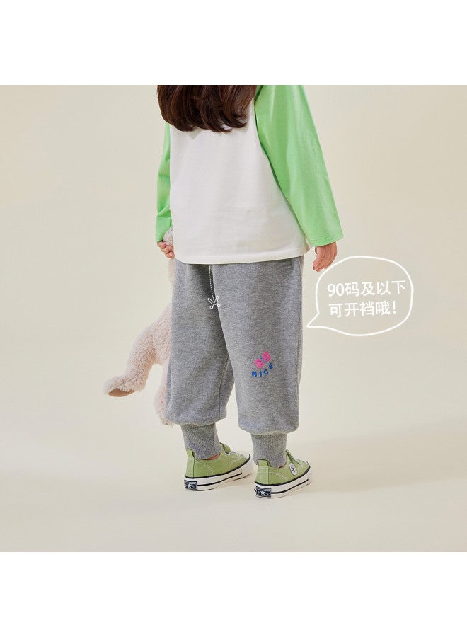 Doodle Home girls' Sport Pants Autumn Kids' Running Pants Fall Baby Girl Sweatpants Toddler Casual Pants - Image 3
