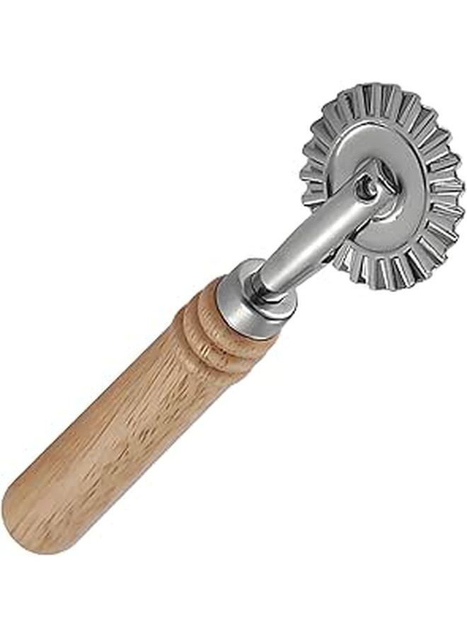 Alloy Ravioli Stamp Maker With Wood Handle Pasta Tool - Image 1