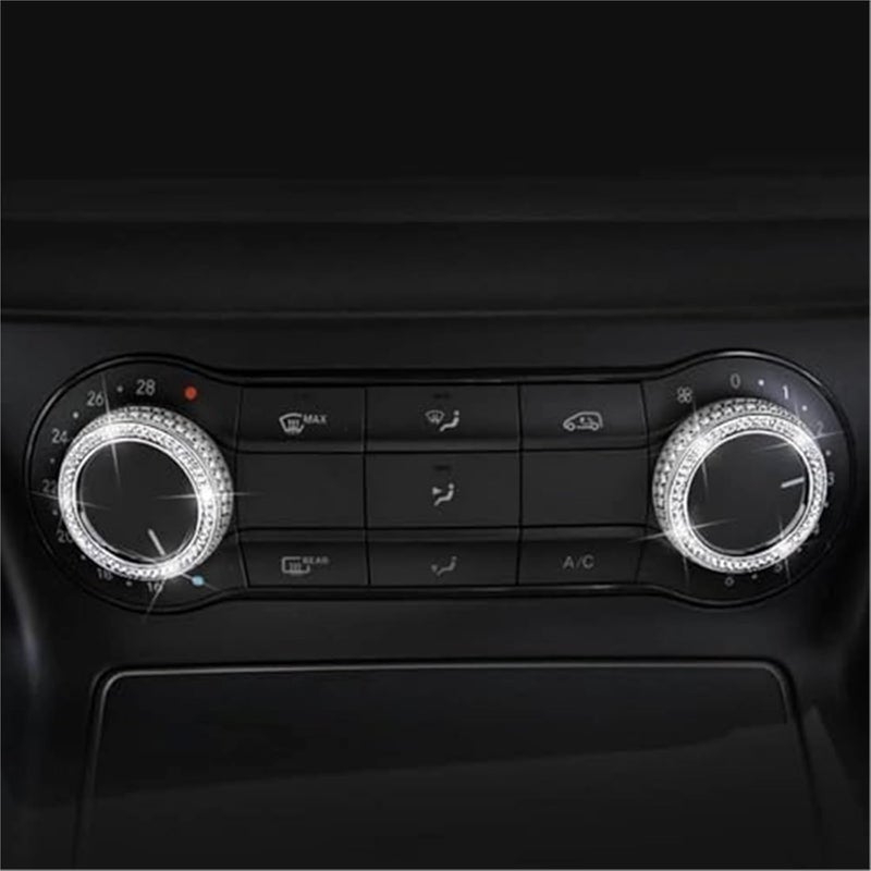 Vuzmode Decorative Ring Covers for Car Multimedia Controls - Image 2