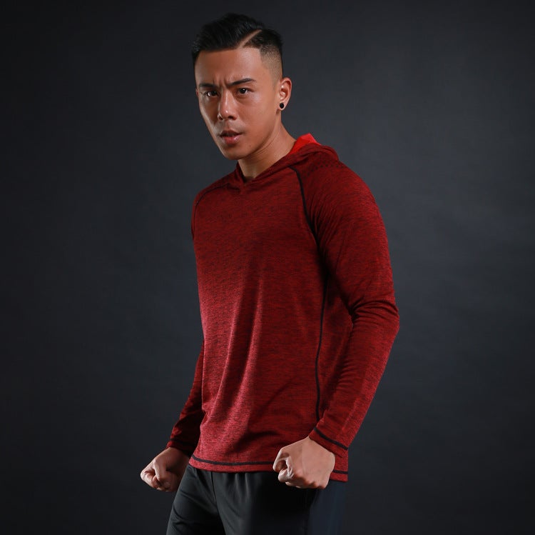 Generic Mens Autumn Winter Long Sleeve T-shirt 1084 Red