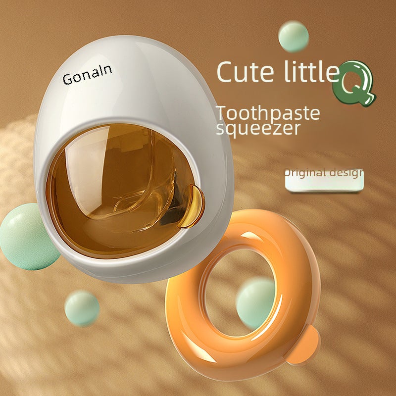 Original small Q toothpaste squeezer automatic toothpaste squeezing artifact wall-mounted household toothpaste squeezer wholesale(turquoise blue) - Image 3