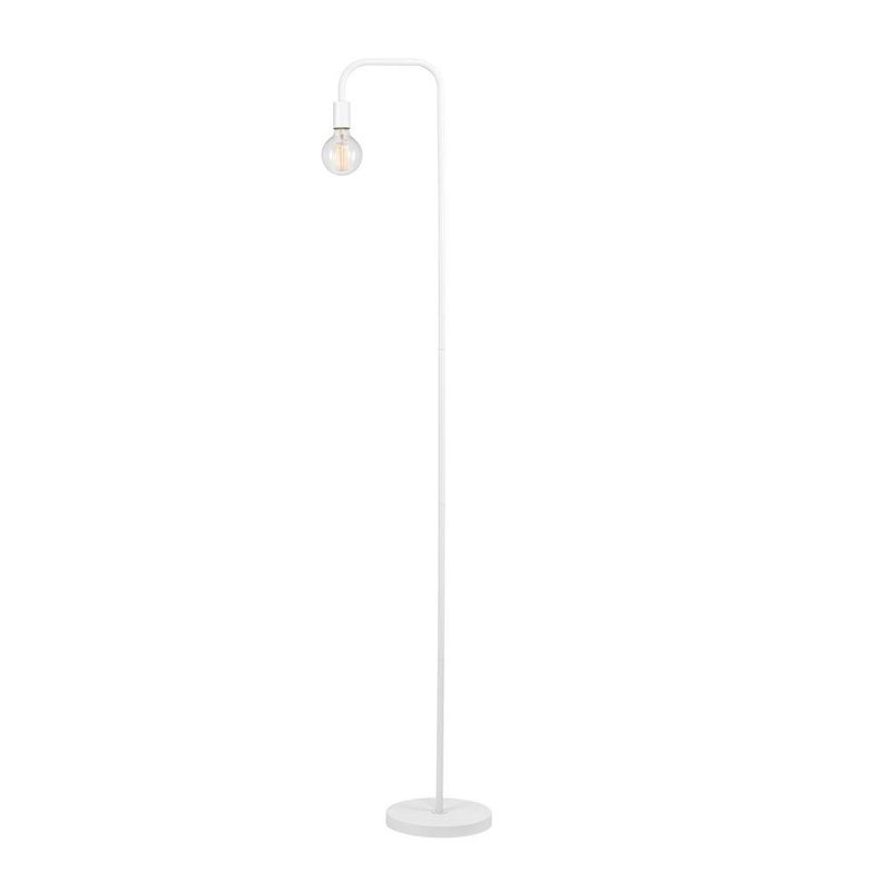 GLOBE Electric 67069 70" Matte White Floor Lamp with in-Line On/Off Foot Switch for Living Room, Bedroom, Home Improvement, Décor, and Office Accessories - Image 5