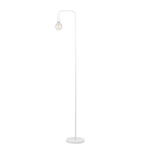 GLOBE Electric 67069 70" Matte White Floor Lamp with in-Line On/Off Foot Switch for Living Room, Bedroom, Home Improvement, Décor, and Office Accessories - Image 1