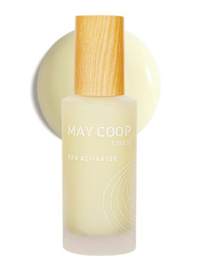 MAY COOP Raw Activator Face Serum Hydrating Nourishing with 63 Maple Sap Mushroom Grain Extracts Lightweight FastAbsorbing Daily Glow Facial Serum Korean Skincare 202 fl oz - Image 1