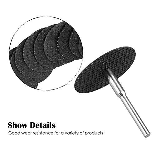 DIY Crafts Pack Of 5 Pcs, Multi, Colour With 1 Pc Mandrel, 32mm Fiberglass Metal Cutting Disc for Grinder Rotary Tool Circular Saw Blade Wheel Cut(Pack Of 5 Pcs, Multi, Colour With 1 Pc Mandrel) - Image 5