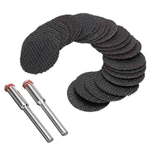 DIY Crafts Pack Of 5 Pcs, Multi, Colour With 1 Pc Mandrel, 32mm Fiberglass Metal Cutting Disc for Grinder Rotary Tool Circular Saw Blade Wheel Cut(Pack Of 5 Pcs, Multi, Colour With 1 Pc Mandrel) - Image 1
