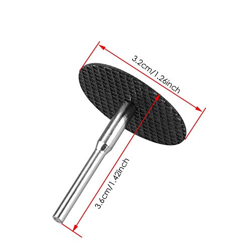 DIY Crafts Pack Of 5 Pcs, Multi, Colour With 1 Pc Mandrel, 32mm Fiberglass Metal Cutting Disc for Grinder Rotary Tool Circular Saw Blade Wheel Cut(Pack Of 5 Pcs, Multi, Colour With 1 Pc Mandrel) - Image 4