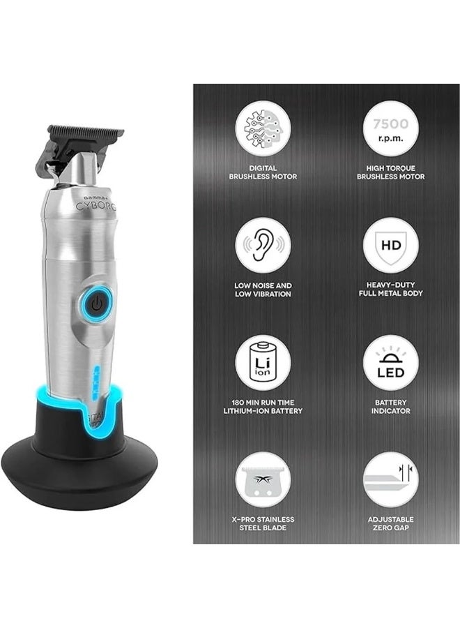 Gamma+ Professional Digital Motor Hair Clipper Advanced Technology Cyborg - Image 3