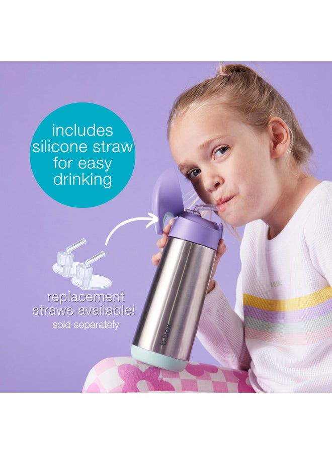b.box b.box 16.9 oz Insulated Water Bottle: Keeps Drinks Cold up to 15 Hours, Warm up to 8 Hours. Triple Wall Stainless Steel Kids Water Bottle. Dishwasher Safe (Ocean Breeze, 16.9 oz)  - Image 5
