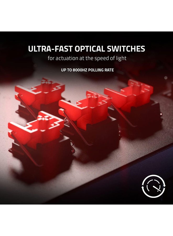 RAZER Huntsman V2 Tenkeyless ESL Edition Keyboard, Linear Optical Red Switch Gen 2, Wired - Detachable USB-C, Doubleshot PBT Keycaps, RGB Lighting, US Layout | RZ03-03941700-R3M1 - Image 3