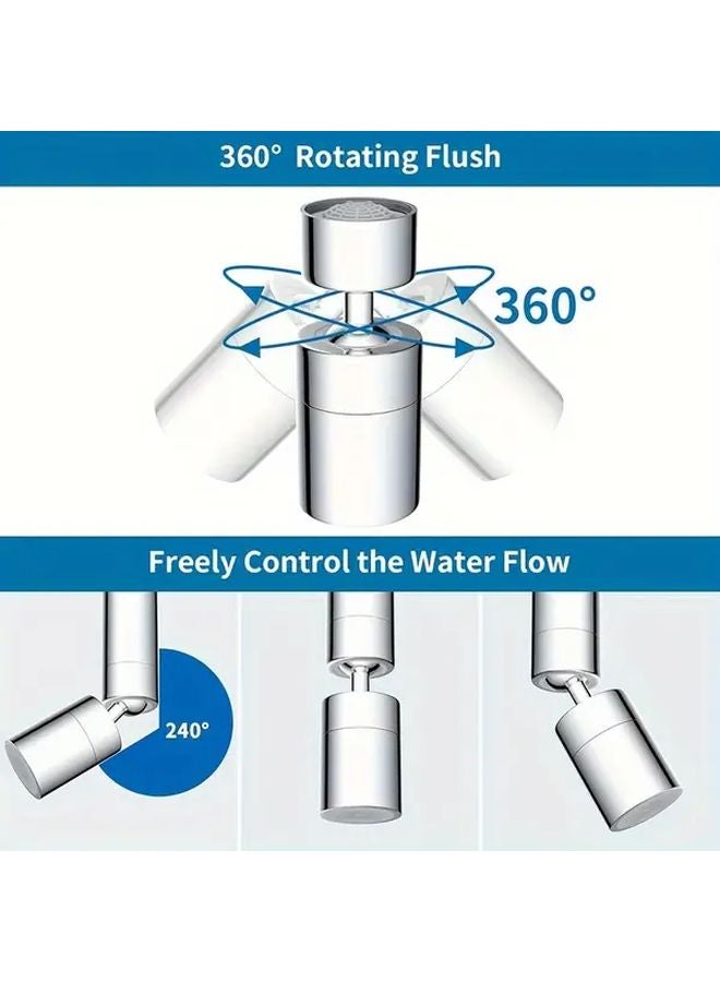 Upgraded Thickened Copper Core Basin Faucet With Rotating Foaming And Extended Water Nozzle - Image 3