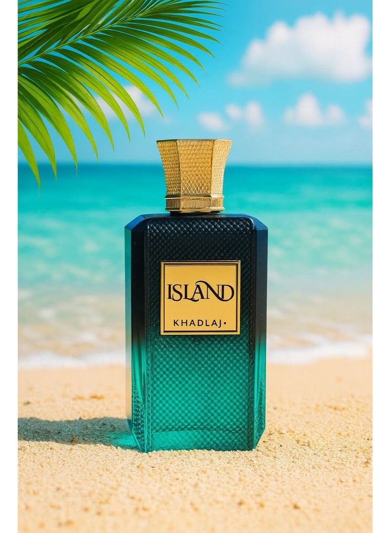 خدلج عطر ايلاند من خدلج للعطور - إكستريت دو بارفان، 100 مل - عطر منعش وفواح للجنسين بنفحات بحرية وخشبية - Image 3
