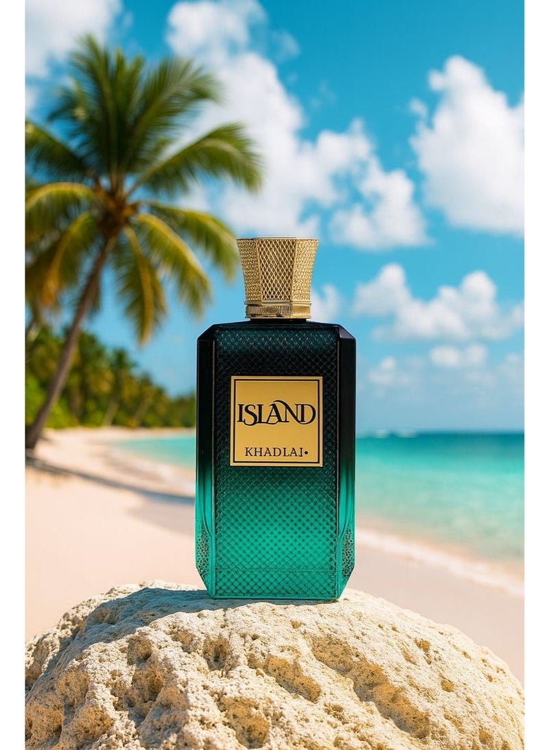 خدلج عطر ايلاند من خدلج للعطور - إكستريت دو بارفان، 100 مل - عطر منعش وفواح للجنسين بنفحات بحرية وخشبية - Image 4