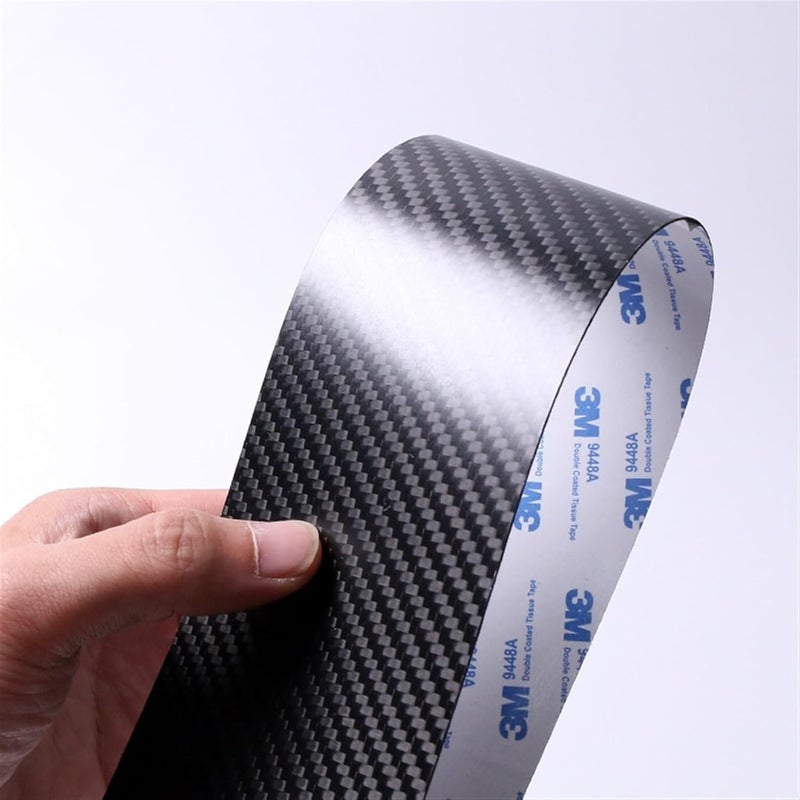 DEMULAX Dry Carbon Fiber Car Window Trim Stickers - Image 3