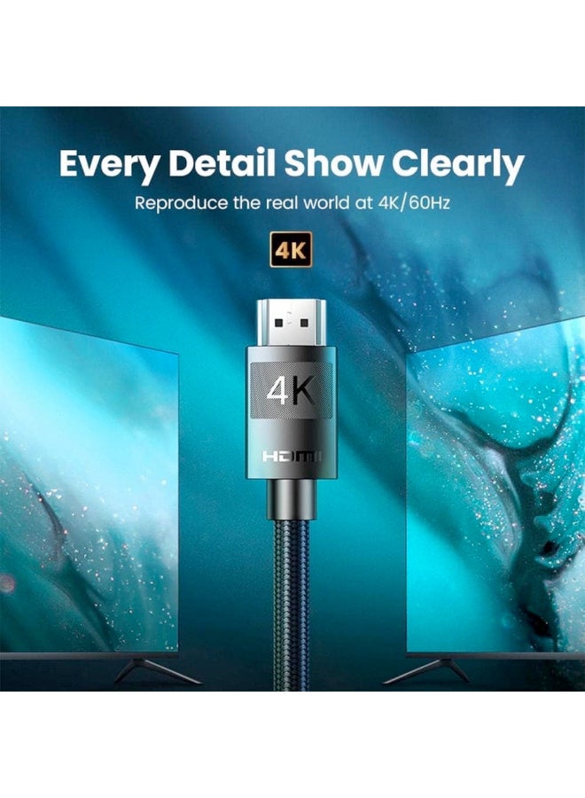 اتش دي ام اي Ugreen HD119 4K 30Hz HDMI Cable, 10 Meter Length, Black 40104 - Image 2