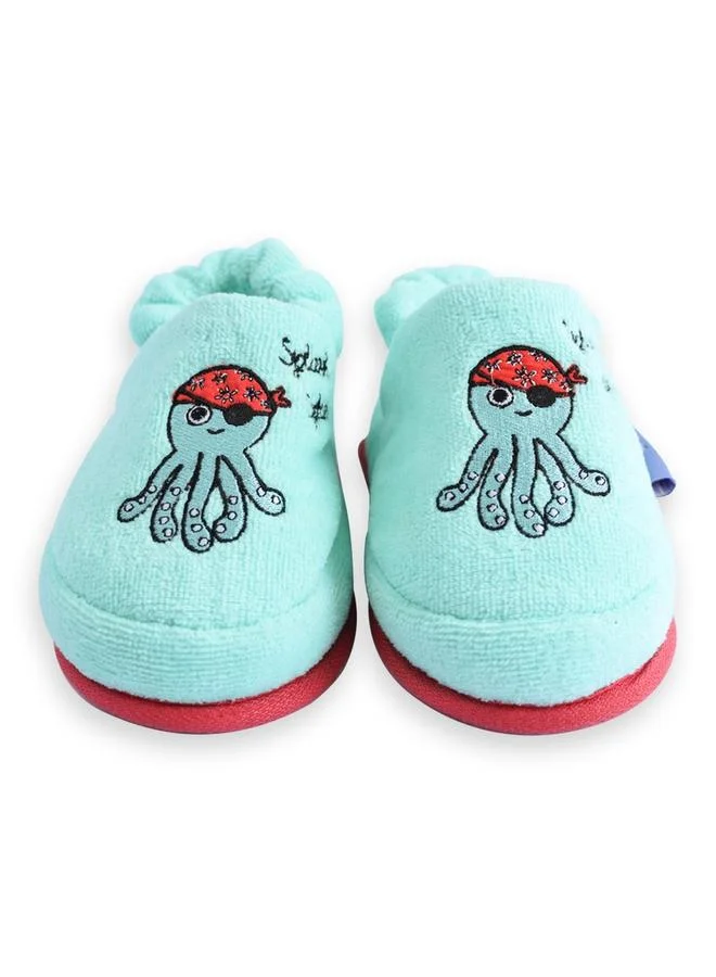 Milk&moo Kids Sailor Octopus Poncho and House Slippers