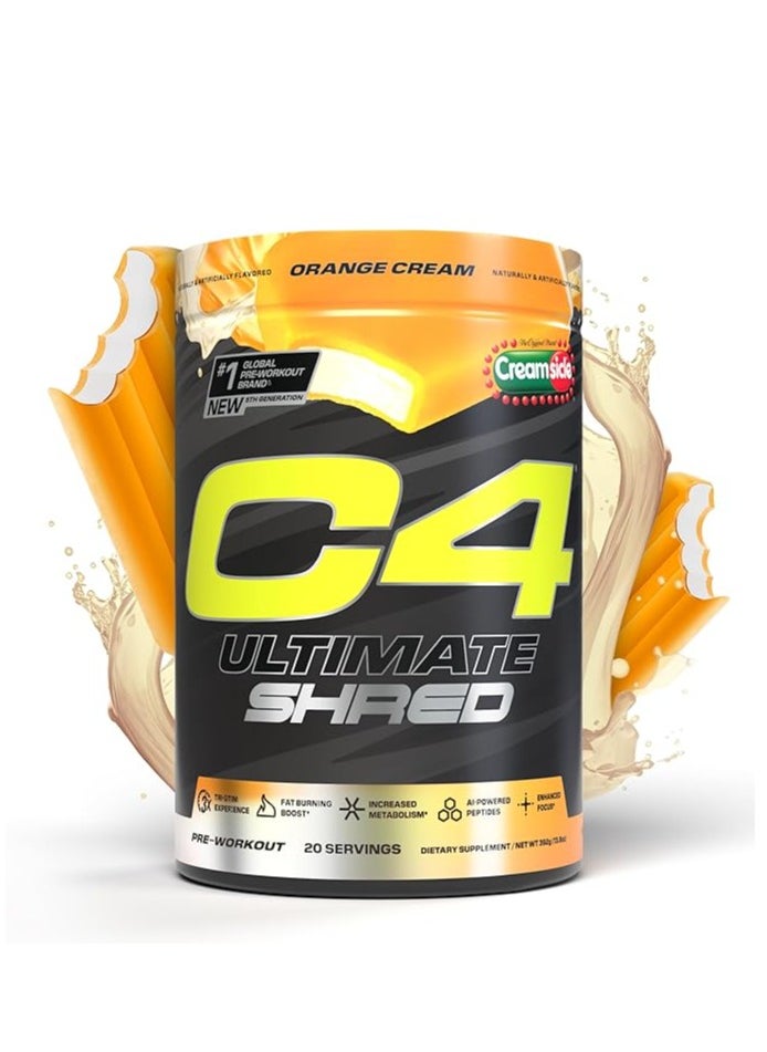 Cellucor C4 Ultimate Shred Pre Workout Powder Orange Creamsicle, 20 Servings - pzsku/Z9558D78A5F53140BB329Z/45/_/1737135584/1e506683-c519-44be-97a3-571c0e08f038