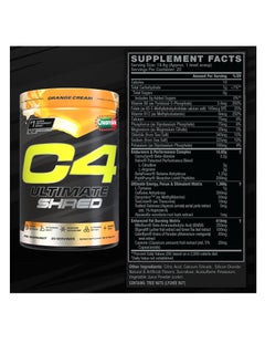 C4 Cellucor C4 Ultimate Shred Pre Workout Powder Orange Creamsicle, 20 Servings  - Image 4