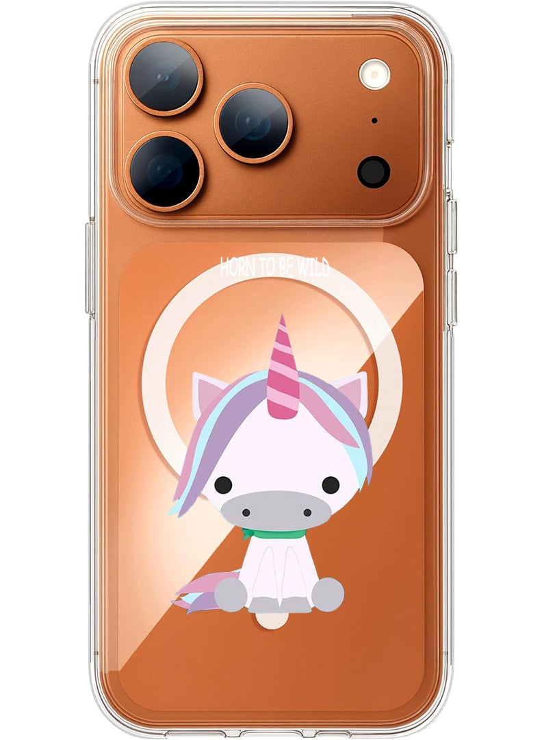 Theodor Magnetic Case for Apple iPhone 17 Pro Compatible with MagSafe Wireless Charging, Shockproof Phone Bumper Cover - born-to-be-wild - Image 1