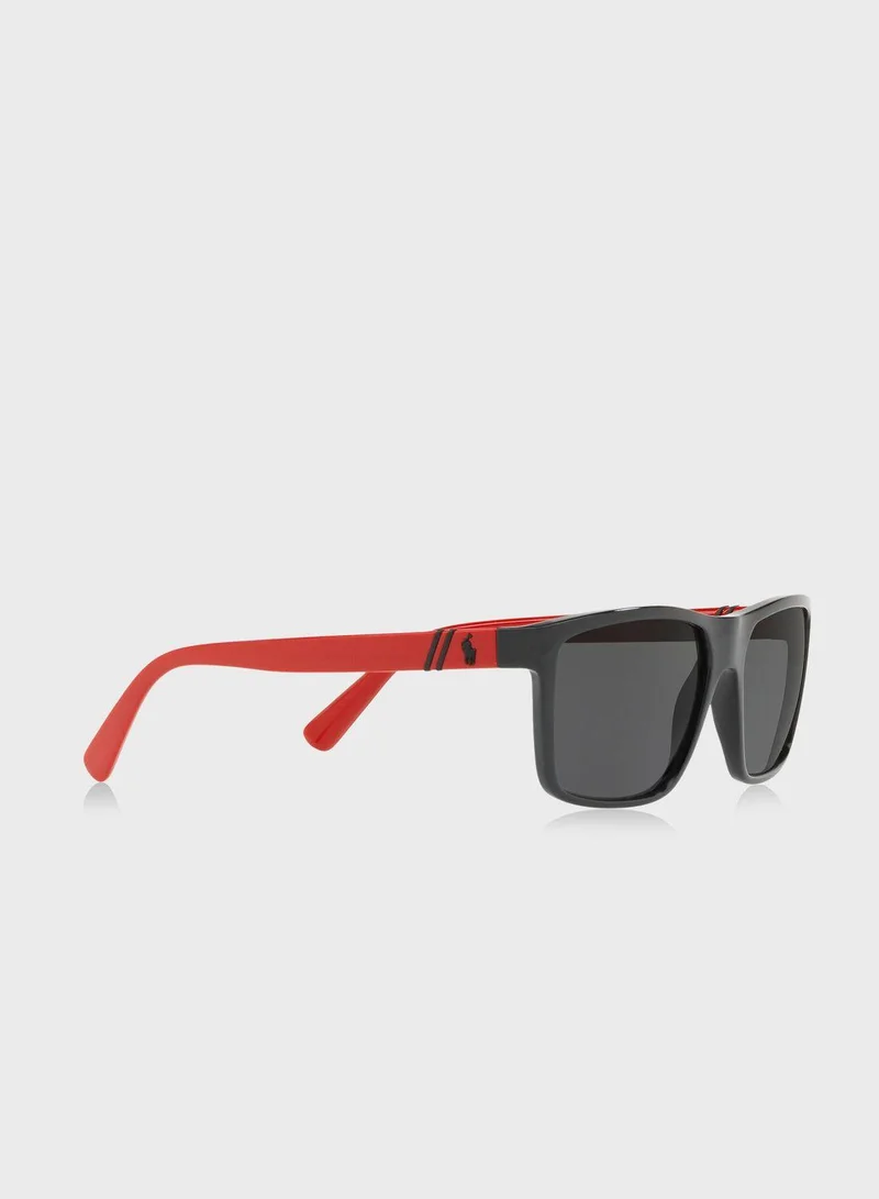 POLO RALPH LAUREN 0Ph4133 Hexagonal Sunglasses