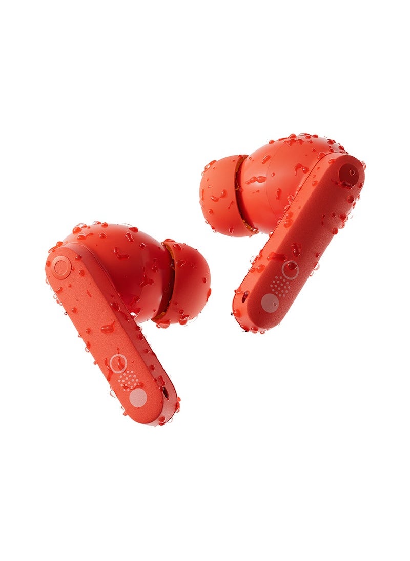 TIGER Buds Pro 2 True Wireless Earbuds with ChatGPT Integration – Clear Voice Technology 2.0 for Crystal-Clear Calls – 50 dB Smart Active Noise Cancellation – Immersive Spatial Audio Effect – IP55 Water Resistant – Middle East Version in Orange  - Image 5