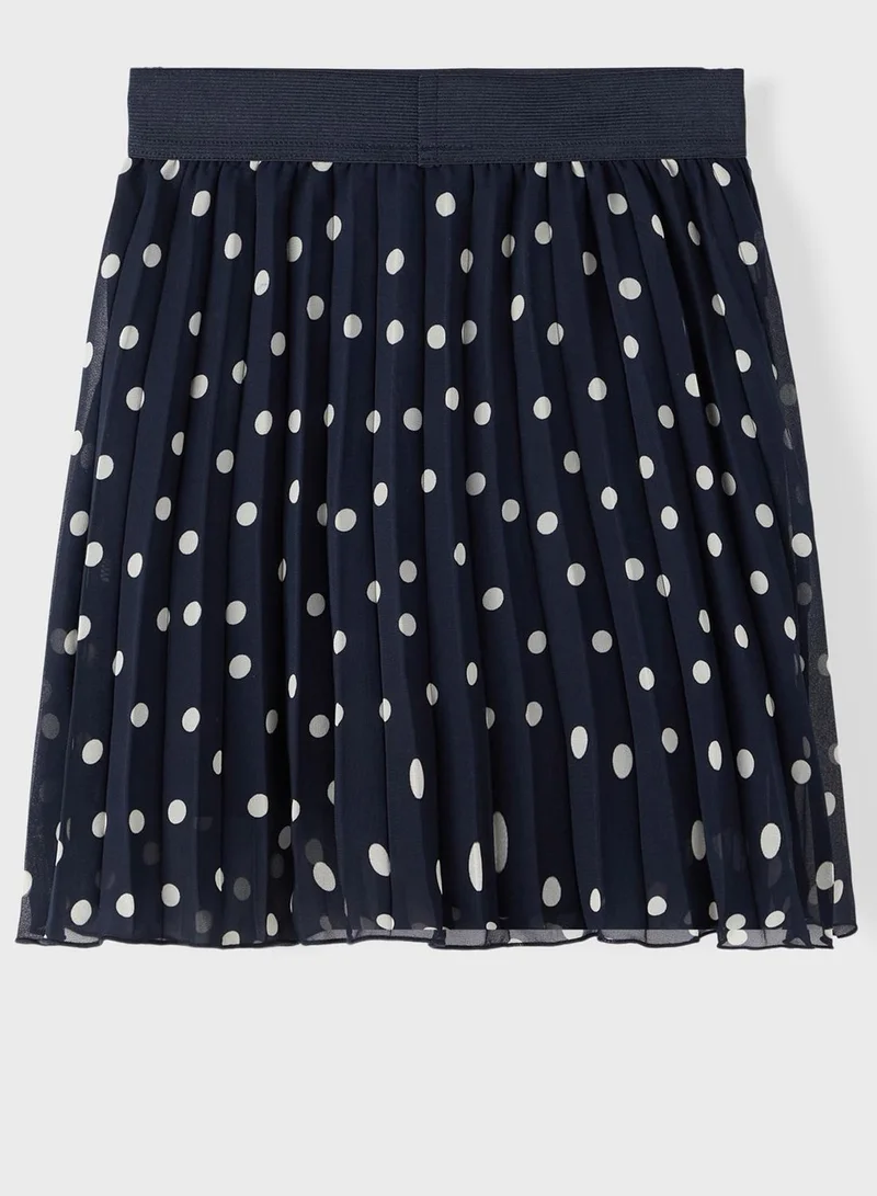 NAME IT Kids Dot Print Skirt