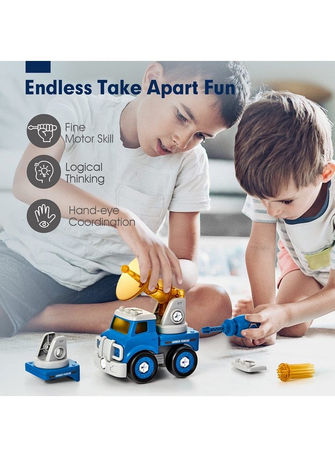 hahaland 5 Year Old Boy Birthday Gift - STEM Toys for Ages 5-7 - Toy for 5 Year Old - 5 in 1 Take Apart Trucks Transform to Robot - 6 Year Old Gifts Ideas - Boys Toys Age 4-6 Kids Construction Toys - Image 3