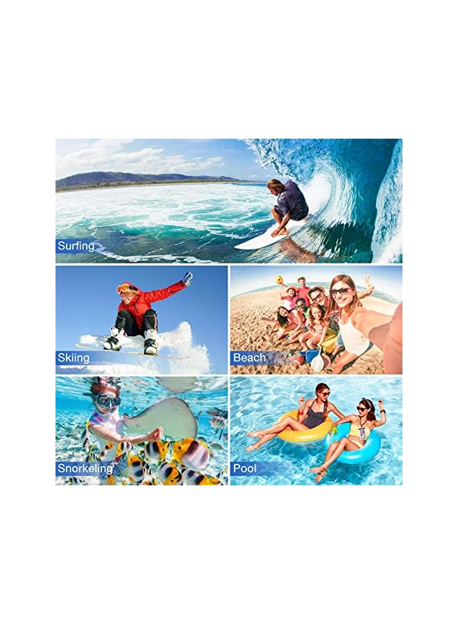 Procases Universal Waterproof Pouch, Cellphone Dry Bag Underwater 7" Case for iPhone 14 13 12 11 Pro Max Plus, iPhone Xs Max XR X 8 7 6S, Galaxy S20 Ultra S10 S9 S8-4 Pack,Clear - Image 4