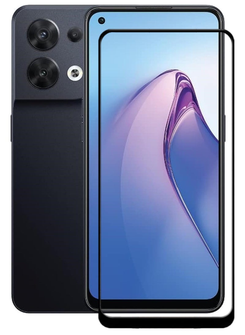 ACLIX Antistatic ESD Dustproof Premium Quality High Definition Tempered Glass Screen Protector Designed For Oppo Reno8 - Image 1