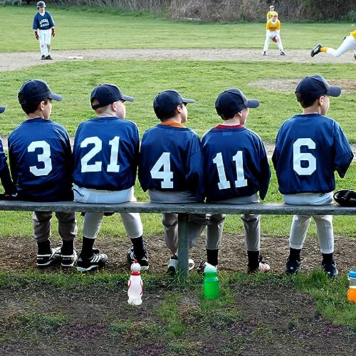 Londkaron Elite Baseball/Softball Socks Over The Knee, Extra Long Football Socks (Medium, Black/White) - Image 5