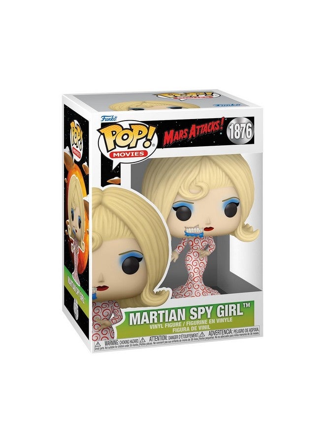 Funko Pop Movies: Mars Attacks - Alien Woman - Martian Spy Girl - Mars Attacks Film - Collectable Vinyl Figure - Gift Idea - Official Merchandise - Toys for Kids & Adults - Sci-Fi Fans - Image 1