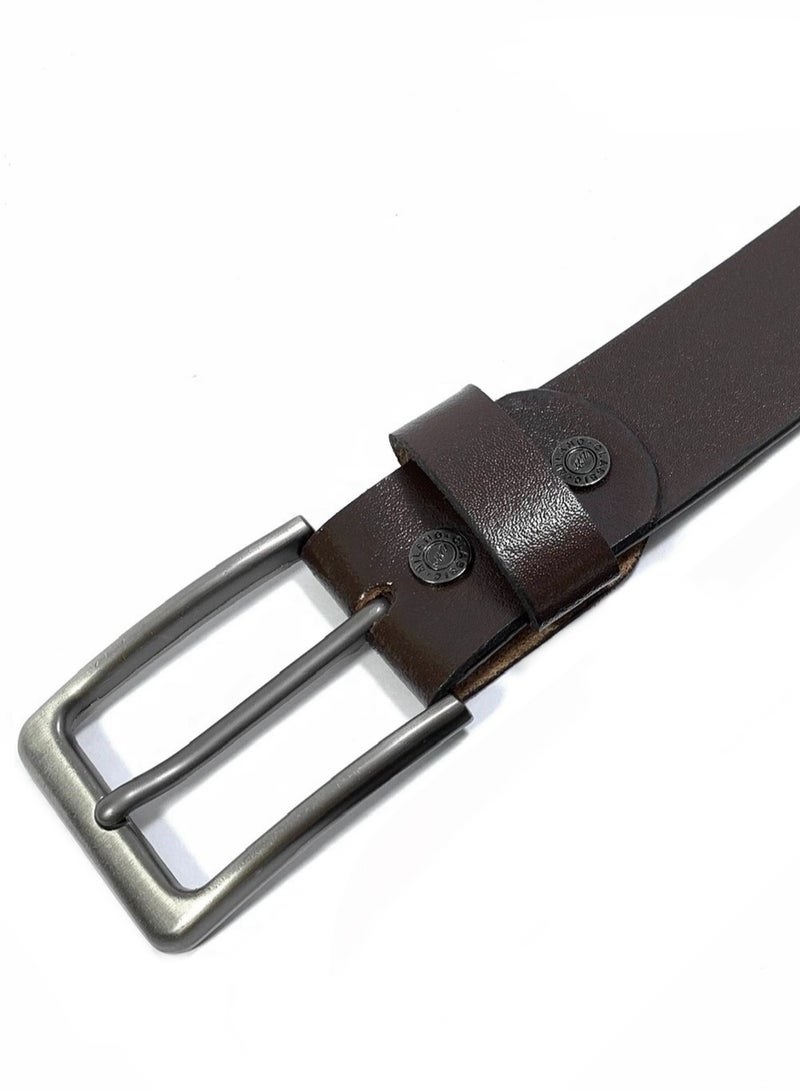 Classic Milano Genuine Leather Belt for Men – Formal & Semi-Casual Men's Belts | Stylish Party Wear Man Belt | Durable Leather Belt for Casual Outfits & Gifts - Image 3