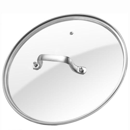 ILOVYO 10 Inch Glass Lid for Lodge Cast Iron Skillet 10Caraway Frying pan Calphalon 10 Inch Skillet Dishwasher Safe - Image 1
