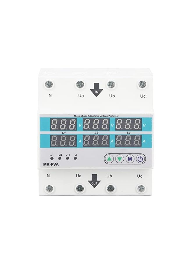 PROMASS promass Under and Over Voltage Protector, Smart Chip 3 Phase Adjustable Voltage Protector for Shopping Mall (63A)  - Image 3