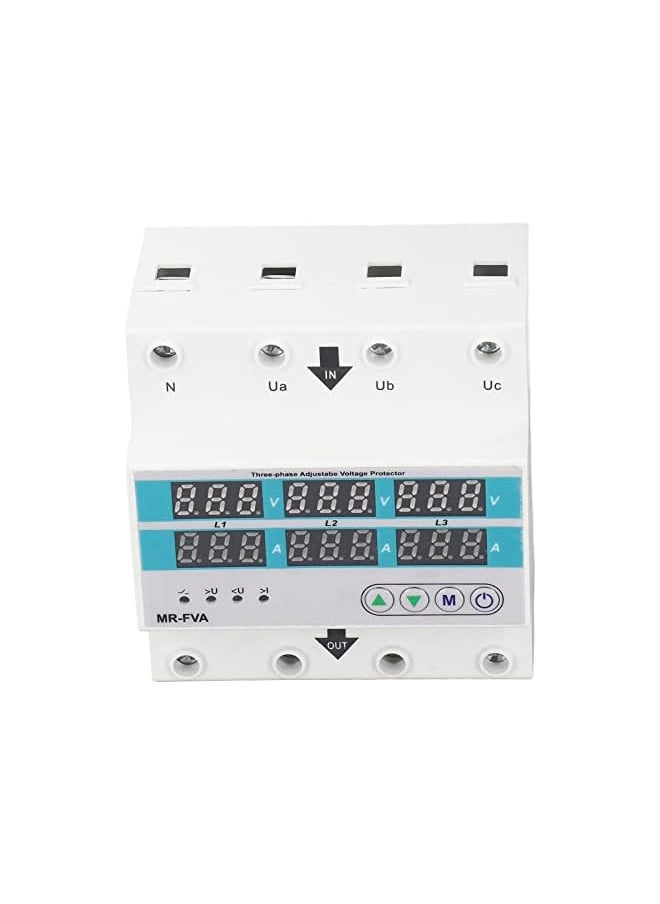 PROMASS promass Under and Over Voltage Protector, Smart Chip 3 Phase Adjustable Voltage Protector for Shopping Mall (63A)  - Image 2