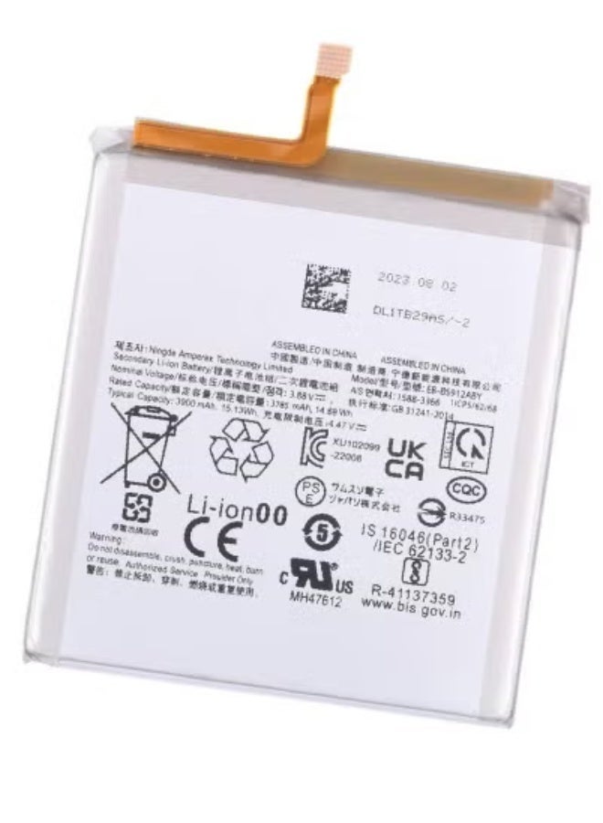 MUNTAQI Replacement Internal Premium Battery Compatible with Samsung Galaxy S23 5G | 3900mAh High-Capacity Li-ion Battery | Supports Fast Charging | Overcharge, Overheat & Short Circuit Protection | Durable & Safe Mobile Spare Part | Easy Installation | Black Repair Accessory - Image 3