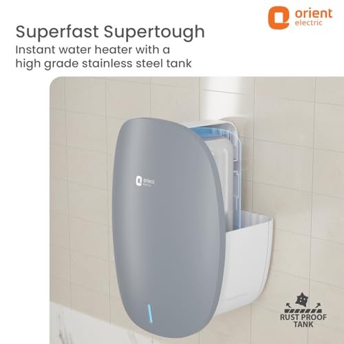 Orient Electric Instaflo Neo | 3 Litre Instant Water Heater | Shockproof | 6.5 bar pressure compatibility | Suitable for low & mid rise buildings | 6 years tank warranty | Matte Finish - Image 4