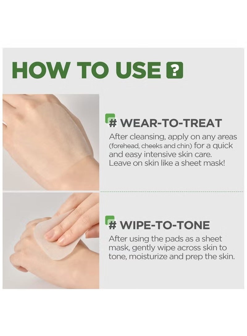 MEDIHEAL Teatree Trouble Facial Toner Pads with Tea Tree & Lactobacillus - Soothing Cotton Pads for Sensitive & Acne Prone Skin - Vegan Face Gauze, 100 Pads - Image 4