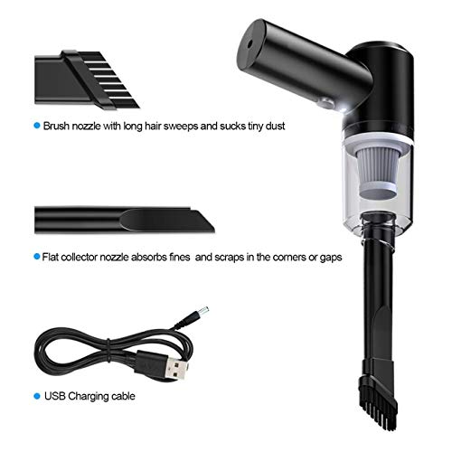TECH LOGO ELECTRONICS Powerful 3-in-1 Vacuum Cleaner for Car & Home – Compact, Cordless, Wet & Dry, Blower Function, Mini & Portable for Sofa, Dust, and Deep Cleaning (Vaccum Cleaner) - Image 2