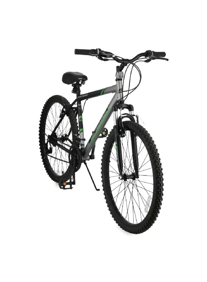 21-Speed Setting Shogun Shockwave Aluminium Bike Black and Grey 26 Inch 92660