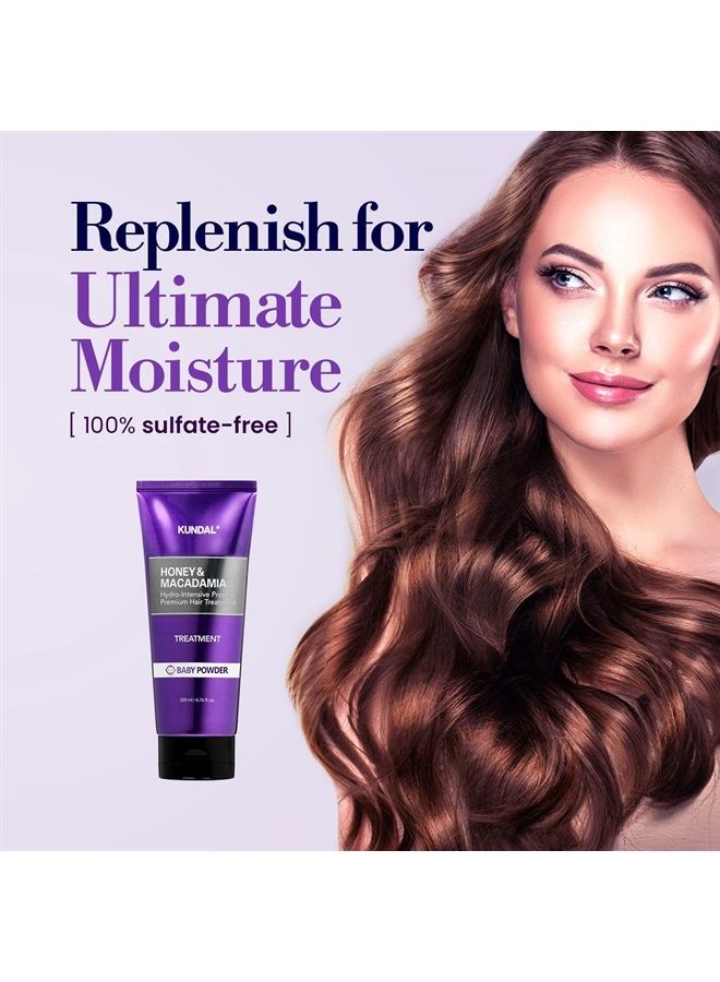 KUNDAL Cherry Blossom Honey&Macadamia Hydro-Intensive Protein Premium Nature Hair Treatment 500ml - Image 2