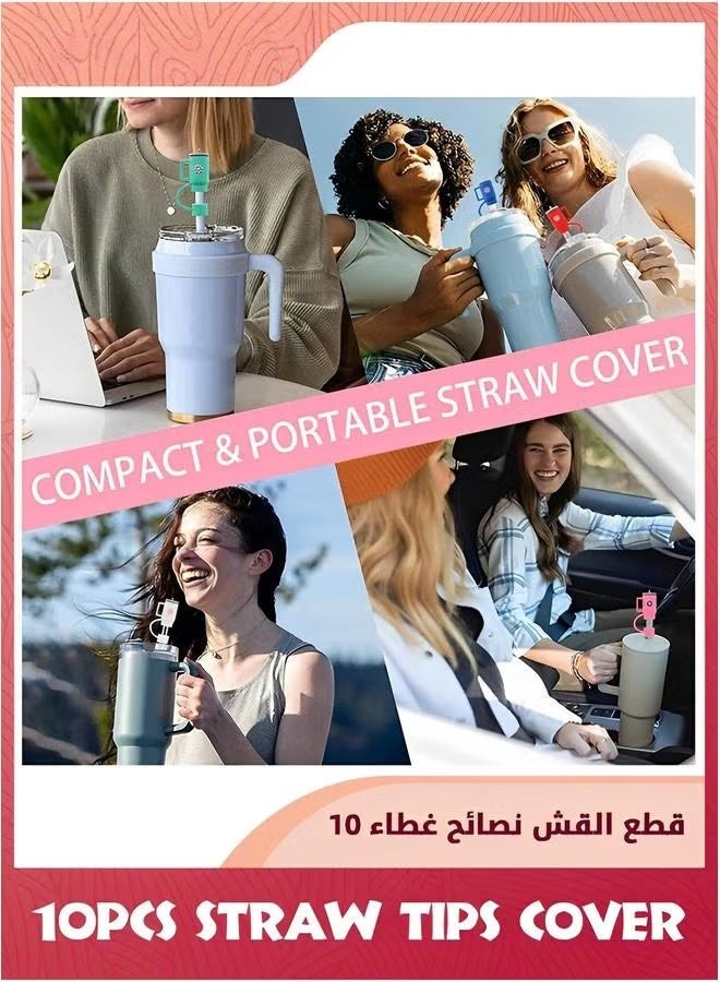 EETU Straw Tips Cover,10PCS Cover Cap For Stanley Cup,10mm Drinking Tip Covers Cups Accessories - Image 5