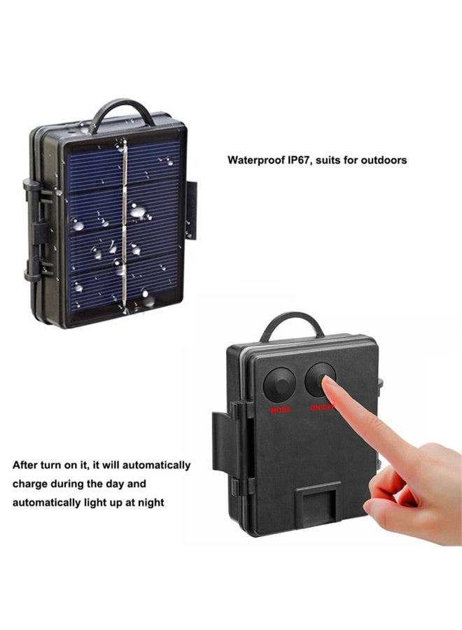 NIBEMINENT Light Solar Umbrella Black 13 x 5 10centimeter - Image 4