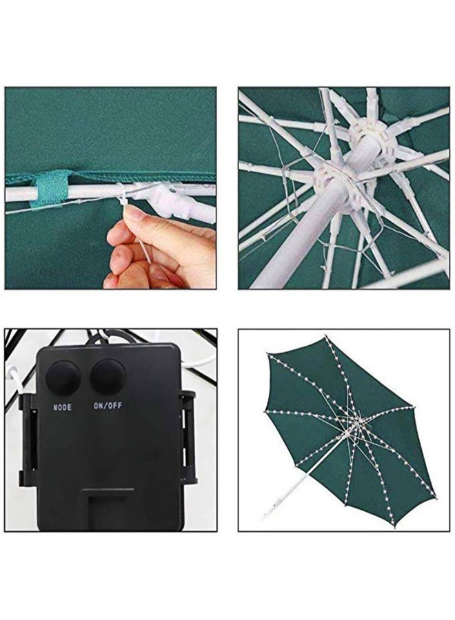 NIBEMINENT Light Solar Umbrella Black 13 x 5 10centimeter - Image 5