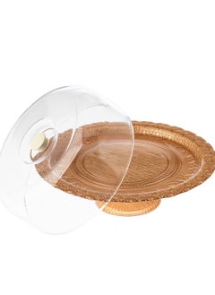 Dania Base glass cake plate with lid, size 30 cm height 10 cm  - Image 2