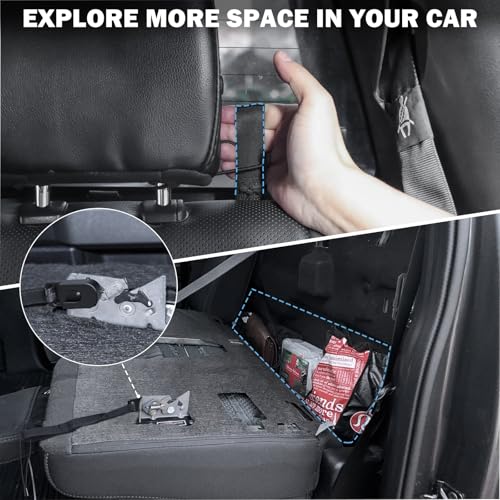 SwiftGaze Rear Seat Quick Release for 2009+ F-150 Supercrew 2015+ F-150 Supercab 2017+ F-250/F-350 Back Seat Latch Release (3nd-GEN) - Image 2